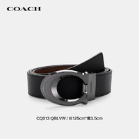 COACH 蔻驰 男士皮带奢侈品皮质C暗扣宽版腰带CQ013