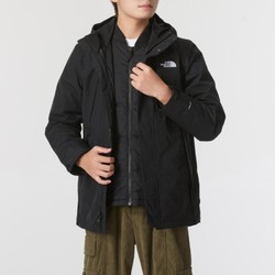 THE NORTH FACE 北面 男装羽绒三合一夹克秋冬连帽男款上衣通勤户外休闲保暖运动外套