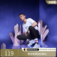 Reebok锐步男子PANT运动舒适抽绳修身经典百搭休闲卫裤 GR8491_黑色 A/XL