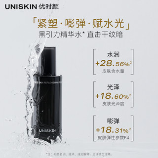 88VIP：UNISKIN 优时颜 嘭润黑引力水乳100ml+80g护肤套装保湿滋养修护抗皱紧致