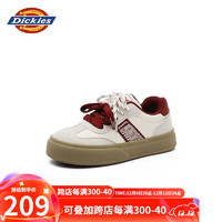 Dickies 帝客 儿童板鞋休闲鞋男女中大童德训鞋 安可拉红 36（鞋内长232mm）