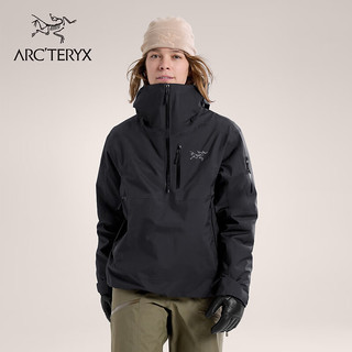 ARC'TERYX始祖鸟 SENTINEL INSULATED ANORAK 防水 女子 滑雪保暖棉服 BLACK/黑色 XS