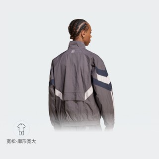 皇马足球休闲文化宽松夹克外套男装秋季adidas阿迪达斯