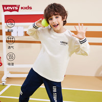 Levi's李维斯童装【商场同款】春秋款男童圆领长袖T恤儿童休闲百搭上衣