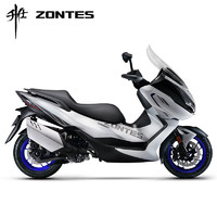 ZONTES 升仕 368E 2024款踏板车 磨砂银蓝