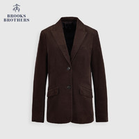 Brooks Brothers 女士24秋冬新款复古纯色灯芯绒西装外套