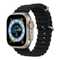 乐诺 适用苹果手表iwatchS10/S9表带apple watch10/9/8海洋S8硅胶ultra2手表带运动7/6/5/4/3/2男女SE智能S7配件S6