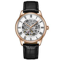 铁达时 TITUS铁达时Exquisite优雅奢华真皮带镂空机械表男士腕表3309