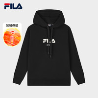 FILA 斐乐 情侣连帽卫衣男2024秋季新款宽松帽衫运动女上衣