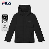 FILA 斐乐 官方男士羽绒服2024冬季新款时尚休闲基础保暖连帽外套