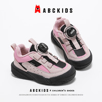 ABCKIDS 2024冬季新款鞋子男童时尚加绒二棉鞋女童保暖防寒运动鞋