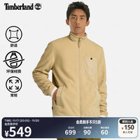 添柏岚（Timberland）男装摇粒绒24秋冬户外休闲保暖抓绒|A6NZ1 A6NZ1DH4/甘草黄 S