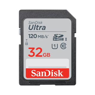 SanDisk 闪迪 至尊高速系列 Ultra SD存储卡（UHS-I、C10） 32G 读速120MB/s