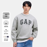 Gap 盖璞 24秋冬字母印花logo圆领卫衣抓绒658630