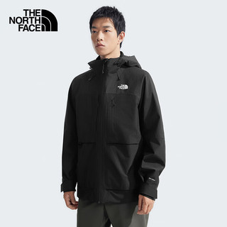 THE NORTH FACE 北面 冲锋衣男户外保暖软壳内胆三合一冲锋外套89ZS 黑色/JK3 L