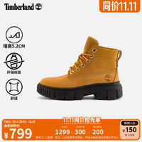 Timberland 女鞋24秋冬休闲高帮鞋厚底增高|A5RP4 A5RP4231/小麦色 36