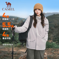 CAMEL 骆驼 运动三防外套秋冬男女款防风防泼水加绒连帽夹克风衣外套