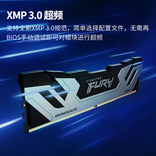 金士顿（Kingston）FURY 48GB(24G×2)套装 DDR5 8400 台式机内存条 Renegade叛逆者系列 骇客神条 C40