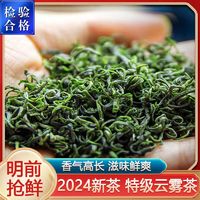 尊和轩 绿茶高山云雾2024新茶叶春茶日照充足毛尖浓香型罐装散装茶叶500g