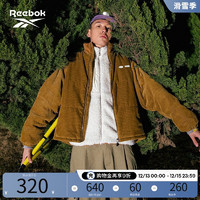 Reebok 锐步 官方男女同款复古休闲棉服HD0302 HD0302 A/M