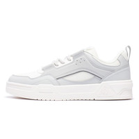 方升 361度鞋男女鞋2024秋冬潮流百搭复古鞋子运动休闲鞋 40 男款-【新月】羽毛白/光子灰