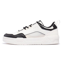 方升 361度鞋男女鞋2024秋冬潮流百搭复古鞋子运动休闲鞋 38 男款-【新月】羽毛白/曜石黑