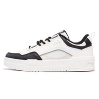 方升 361度鞋男女鞋2024秋冬潮流百搭复古鞋子运动休闲鞋 45 女款-【新月】羽毛白/曜石黑