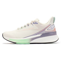 方升 361度鞋男女鞋2024秋冬潮流百搭复古鞋子运动休闲鞋 46 女款-【雨屏伍代】西米色/矿物紫