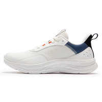 方升 361度鞋男女鞋2024秋冬潮流百搭复古鞋子运动休闲鞋 37 男款-【飞羽】羽毛白/工业蓝