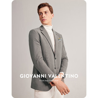 卓凡尼·华伦天奴（GIOVANNI VALENTINO）灯芯绒西装外套男款抗皱西服男装 浅卡其 L（175/92A） 