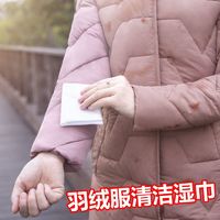 SKAK 羽绒服去渍湿巾羽绒服清洁湿巾干洗剂免水洗便捷家用清洗神器湿巾