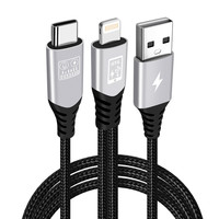 YC2 迎春 3米加长直播线OTG接口双头Type c连接线声卡麦克风内录转接头安卓手机二合一0tg音频数据线适用苹果华为艾肯