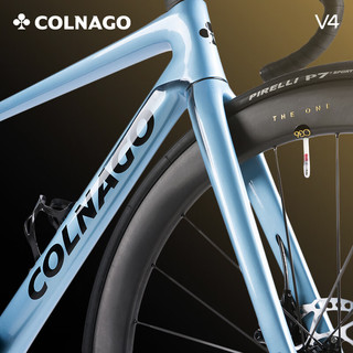 COLNAGO梅花V4 ULTRA 碳纤维轻量气动竞赛无线电变公路自行车 V4-ULTRA 迈阿密蓝 24速 550