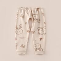 【抗菌面料】宝宝裤子婴儿秋裤打底裤春秋开档裤男女童纯棉休闲裤