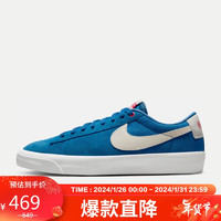 耐克男子休闲鞋NIKE SB ZOOM BLAZER   运动鞋 DC7695-403蓝色43码