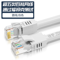 AMPJINGCAI 网线家用千兆超6六类5类电脑成品路由器连接线网络对接头电视走线