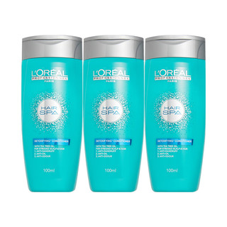 L\'OREAL PARIS PRO沙龙专属丝泉净化洗护发素 100ml*3支装 水润柔顺