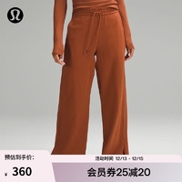 lululemon French Terry 女士毛圈布高腰长裤 LW5FF7S