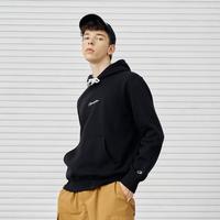 【品牌】卫衣春季后背人物印花套头连帽加绒卫衣