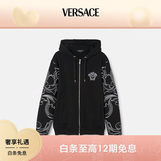 VERSACE 范思哲 男士卫衣美杜莎徽标长袖拉链连帽衫2XL