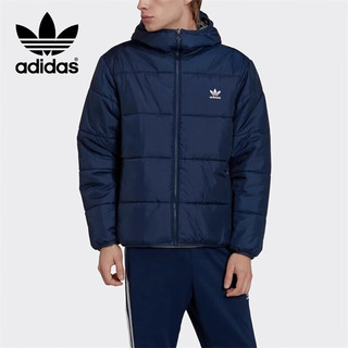 adidas 阿迪达斯 三叶草男装双面穿运动保暖棉服HM2462 XS