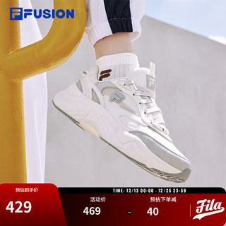 FILA FUSION 斐乐潮牌CONCHII女鞋复古潮鞋冬款海螺鞋跑步鞋