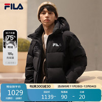 移动端、京东百亿补贴：FILA 男子羽绒服冬季时尚休闲连帽保暖上衣外套