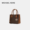 MICHAEL KORS 迈克·科尔斯 MERCER系列 女士手提托特包 35S1GM9M2B 棕色/粉色 中号