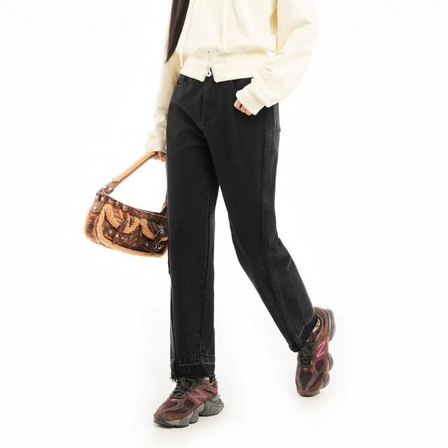 乐町 百搭显瘦牛仔裤春秋牛仔锥形裤