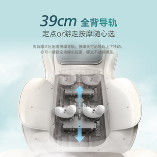 飞利浦（PHILIPS）按摩垫按摩床垫全身多功能家用按摩躺垫靠垫颈椎背部热敷腰臀部全气囊按摩仪5703B