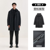 PEACEBIRD 太平鸟 男装商务羽绒服男2024冬季新款通勤连帽防寒服