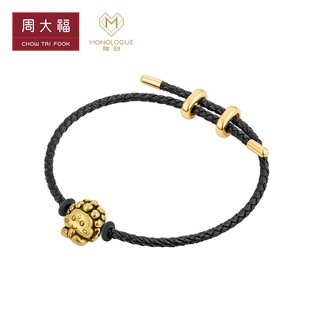 CHOW TAI FOOK 周大福 MONOLOGUE独白北纬三十度可爱佛黄金转运珠配绳MR1408