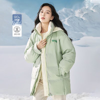 茵曼（INMAN）2022冬女装新款简约时尚连帽腰带收腰显瘦百搭保暖合体羽绒服