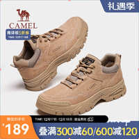 骆驼（CAMEL）复古舒透防撞耐穿耐磨抓地厚底休闲工装鞋男 G14A076717 流沙色 40 G13A342170 流沙色